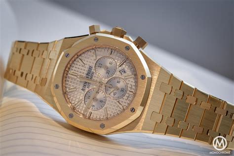 audemars piguet royal oak yellow gold price|royal oak price list.